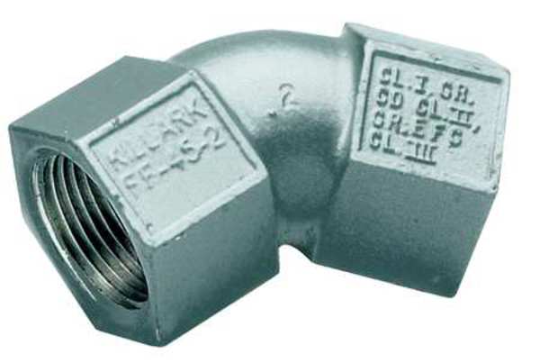 F to F 45Deg Elbow, Haz Loc, 3/4In, Iron