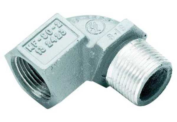 M to F 90Deg Elbow, Haz Loc, 1/2In, Alum