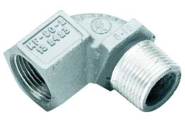 M to F 90Deg Elbow, Haz Loc, 1/2In, Iron