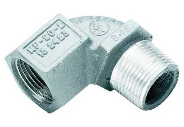 M to F 90Deg Elbow, Haz Loc, 3/4In, Alum