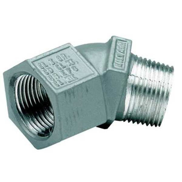 M to F 45Deg Elbow, Haz Loc, 3/4In, Iron