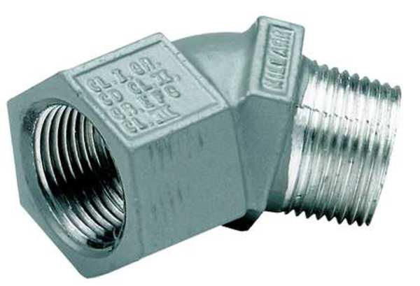 M to F 45Deg Elbow, Haz Loc, 3/4In, Alum