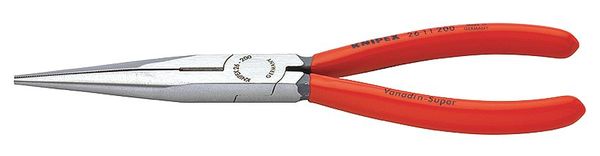 8 in Needle Nose Plier, Side Cutter Dipped Handle