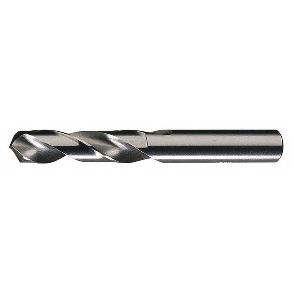 Screw Machine Drill Bit, #33 Size, 118  Degrees Point Angle, High Speed Steel, Bright Finish
