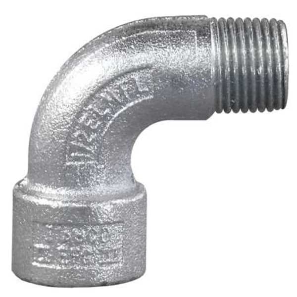 90Deg M and F Elbow, HazLoc, Mal Iron, 1In