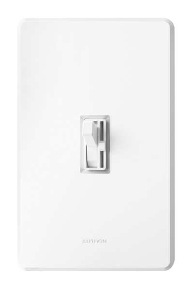 Lighting Dimmer, Toggle, White, 120V