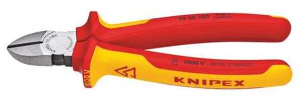 7 1/4 in 70 Diagonal Cutting Plier Standard Cut Narrow Nose Insulated