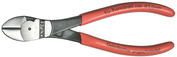 5 1/2 in 74 High Leverage Diagonal Cutting Plier Standard Cut Oval Nose Uninsulated