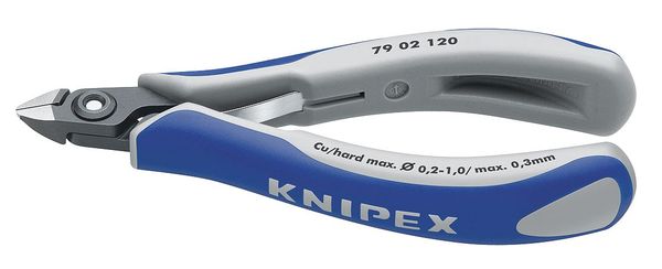 4 3/4 in Precision Diagonal Cutting Plier Standard Cut Uninsulated
