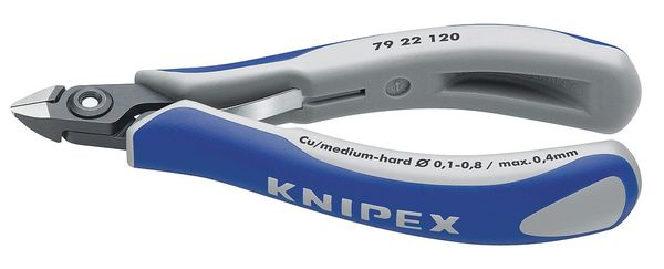 4 3/4 in Precision Diagonal Cutting Plier Flush Cut Uninsulated