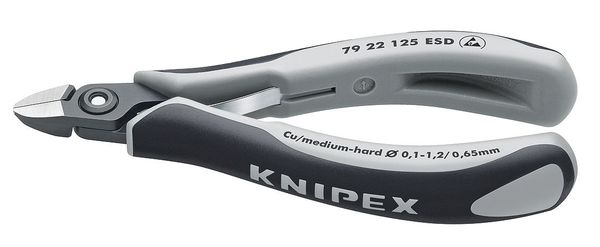 5 in Precision Diagonal Cutting Plier Flush Cut Uninsulated