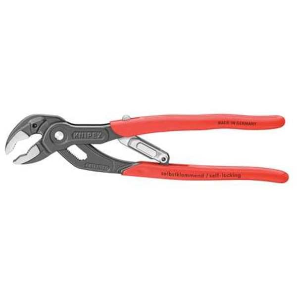 10 in SmartGrip V-Jaw Water Pump Plier Serrated, Plastic Grip