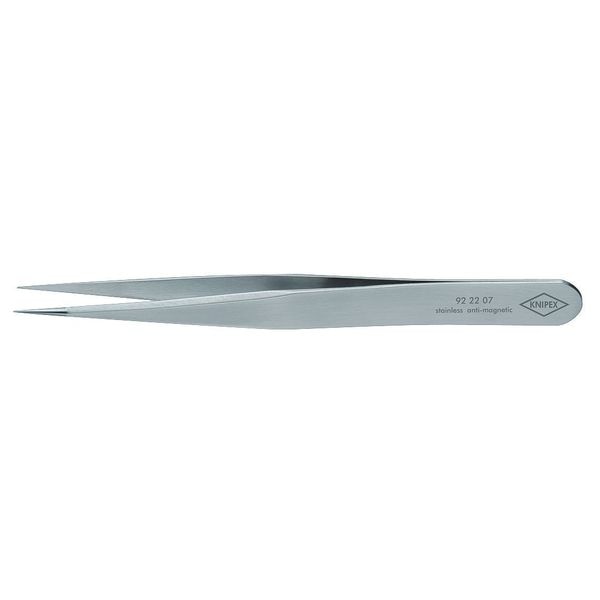 Tweezers, Anti-Mag, Needle, Straight, 4-1/2