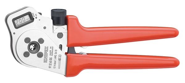 7 1/4 in Digital Crimper 25 to 10 AWG