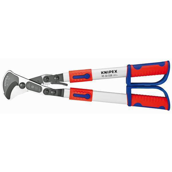 Ratchet Cable Cutter, Center Cut, 22 In