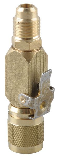Quick Coupler, Low Loss, 1/4 In MxF, 0 Deg