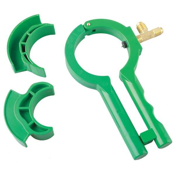 Side Can Tap, Manual, Green
