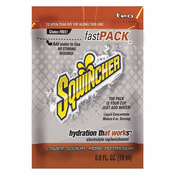 Sports Drink Liquid Concentrate 0.6 oz., Tea, Pk50