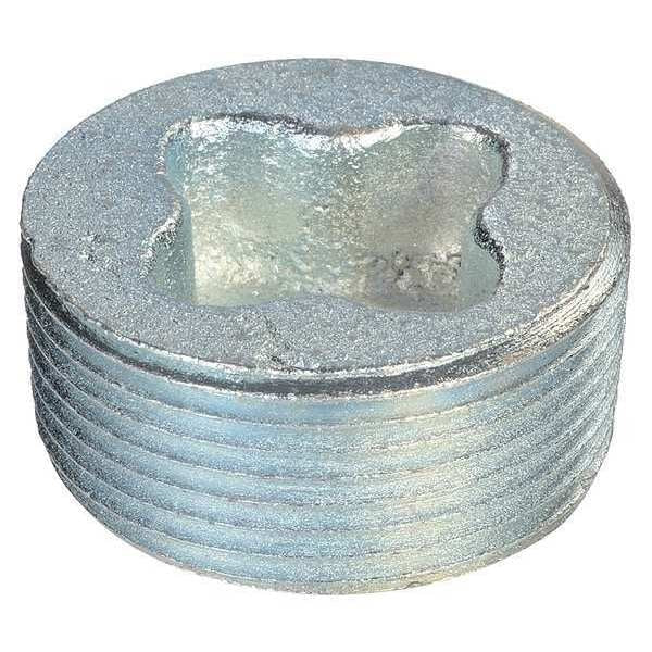 Recessed Plug, HazLoc, Mal Iron, 4In