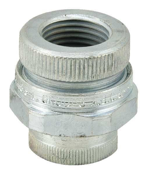 Male to Female Union, HazLoc, Steel, 1In