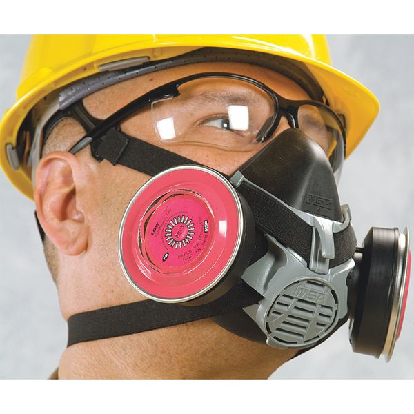 Half Mask Respirator Kit, M, Black