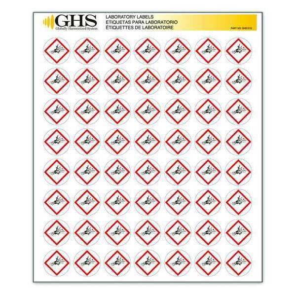Label, Exploding Bomb, Gloss Paper, PK1120