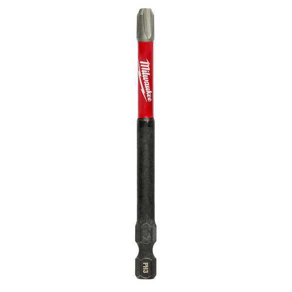 SHOCKWAVE 3-1/2 in Phillips #3 Impact Duty Power Bit, 1-Piece