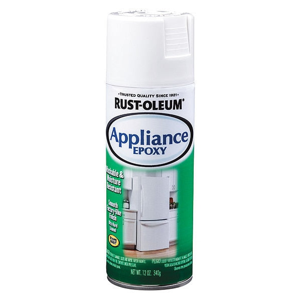 Spray Paint, White, Gloss, 12 oz