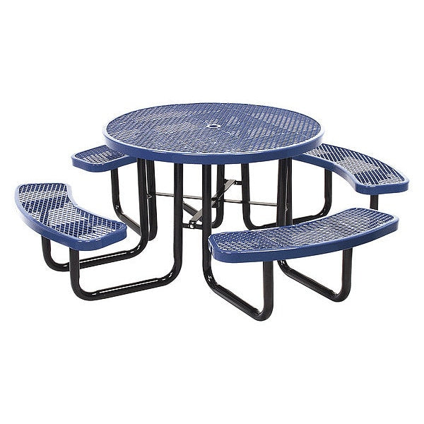 Portable, Round, Picnic Table, 46