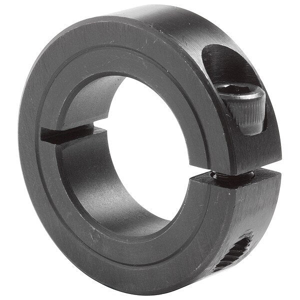 Shaft Collar, Clamp, 1Pc, 3/8 In, Steel