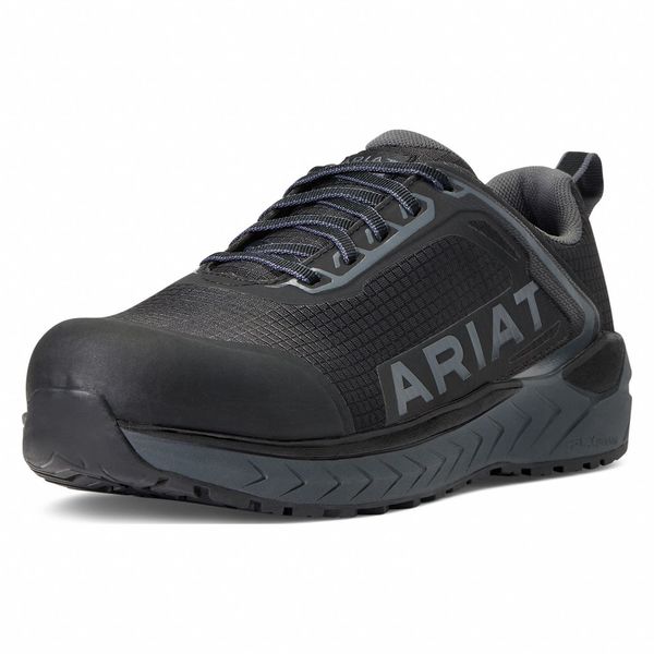Athletic Shoe, EE, 8 1/2, Black, PR