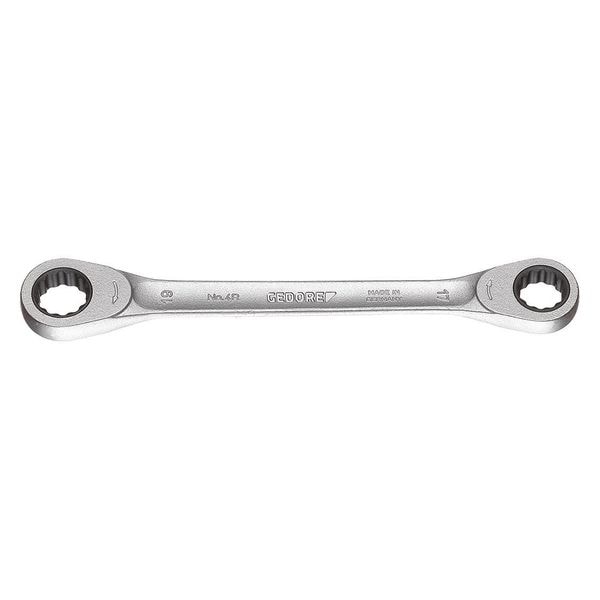 Ratchet Double Box End Wrench, 14x15mm