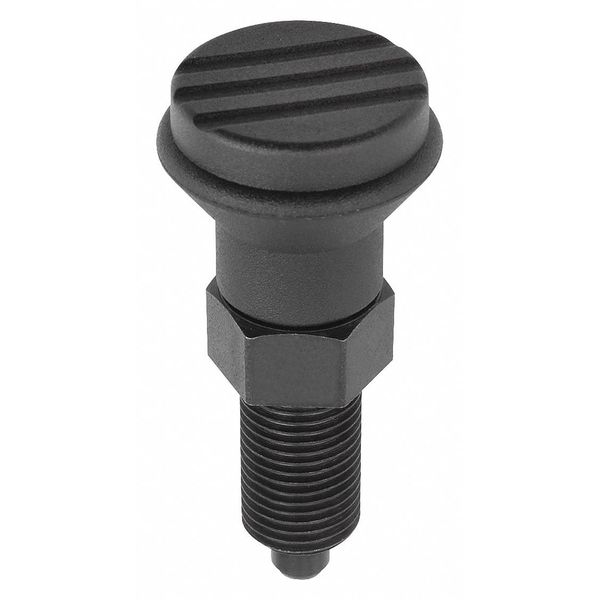Indexing Plunger D1= 1/2-13, D=6, Style A, Non-Lockout wo Locknut, Stainless Steel Not Hardened