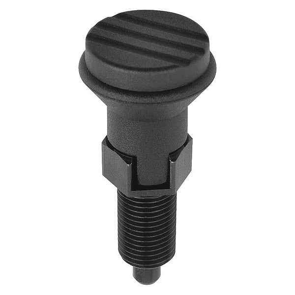 Indexing Plunger D1= 5/8-11, D=8, Style C, Lockout Type wo Locknut, Stainless Steel Hardened