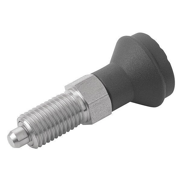Indexing Plunger D1= M12X1, 5, D=6, Style A, Non-Lockout wo Locknut, Stainless Steel Hardened