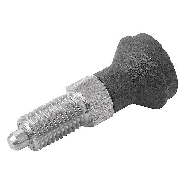 Indexing Plunger D1= M10X1, D=5, Style A, Non-Lockout wo Locknut, Stainless Steel Hardened