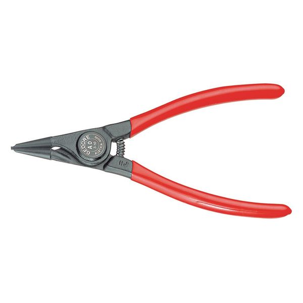 Ext Circlip Pliers, Straight, 3/4