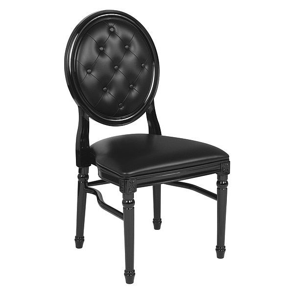 Tufted Black Dining Chair