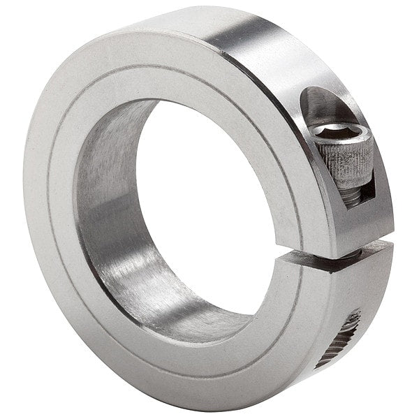 Shaft Collar, Clamp, 1Pc, 2-3/16 In, SS