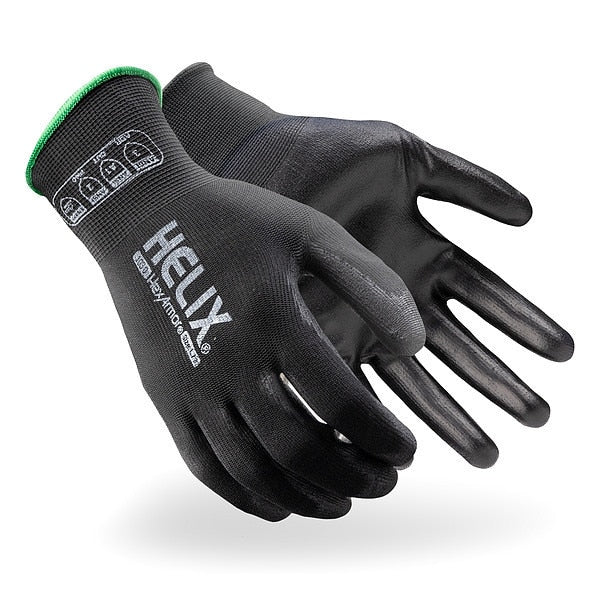 Knit Gloves, Black, Size 6