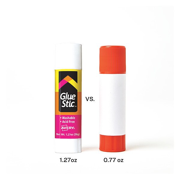 Glue Stic, Washable, Nontoxic, Permanent Adhesive, 1.27 oz.