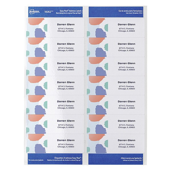 Easy Peel Address Labels, Sure Fee, PK350