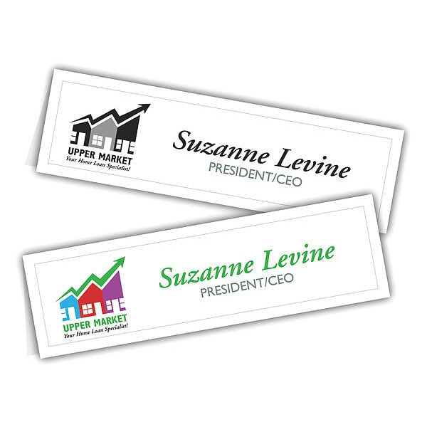 Medium Tent Cards, Embossed, Uncoat, PK100