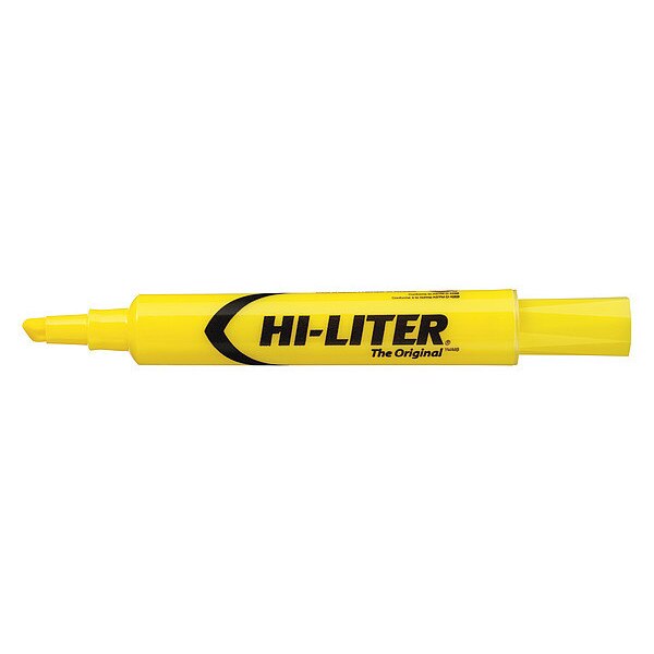 Desk-Style Highlighter, Yellow, Smear Safe Nontoxic