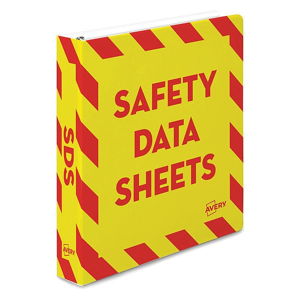 Heavy-Duty Industrial SDS Binder, 1-1/2