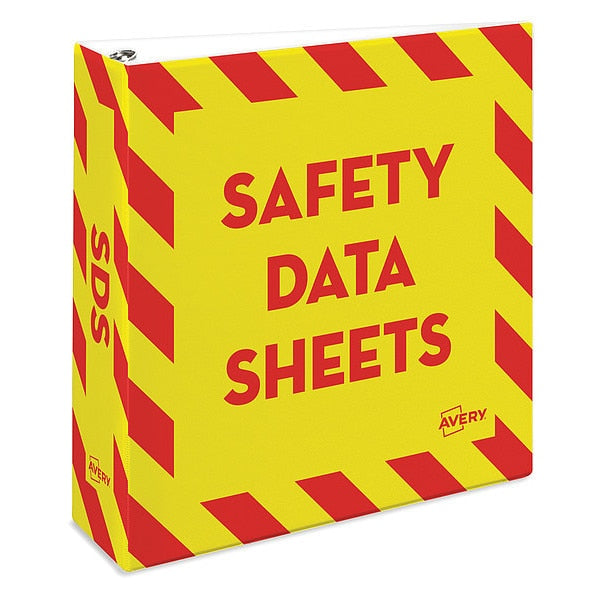 Heavy-Duty Industrial SDS Binder, 3