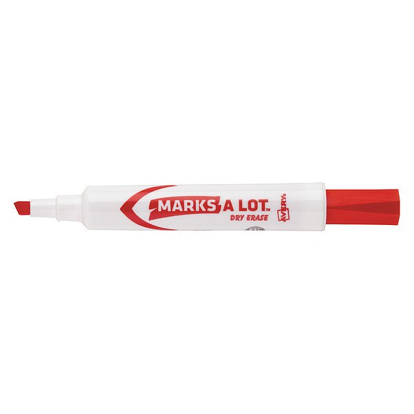 Desk-Style Dry Erase Marker, Chisel Tip, Blue