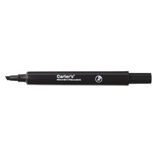 Large Desk-Style Permanent Marker, Chisel Tip, Black