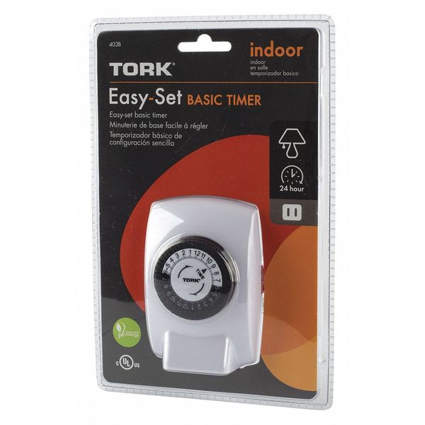Plug-In Timer, Indoor, LED/CFL