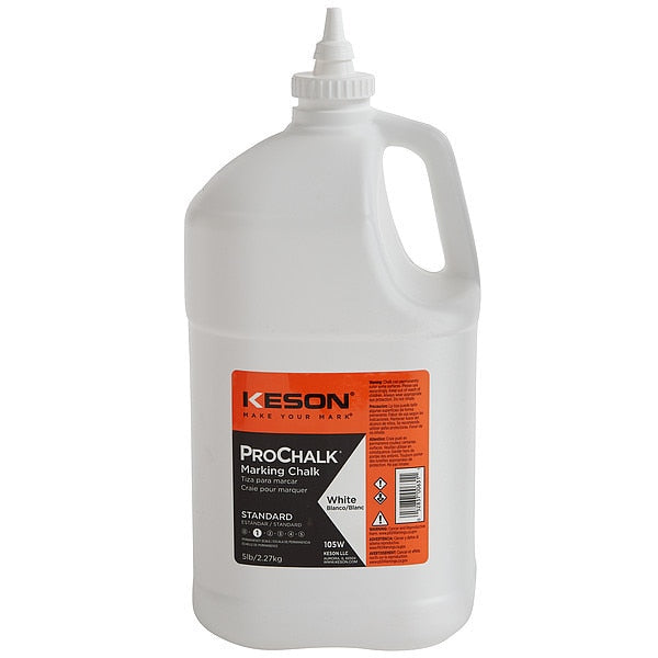 White Marking Chalk Refill, 5lb.